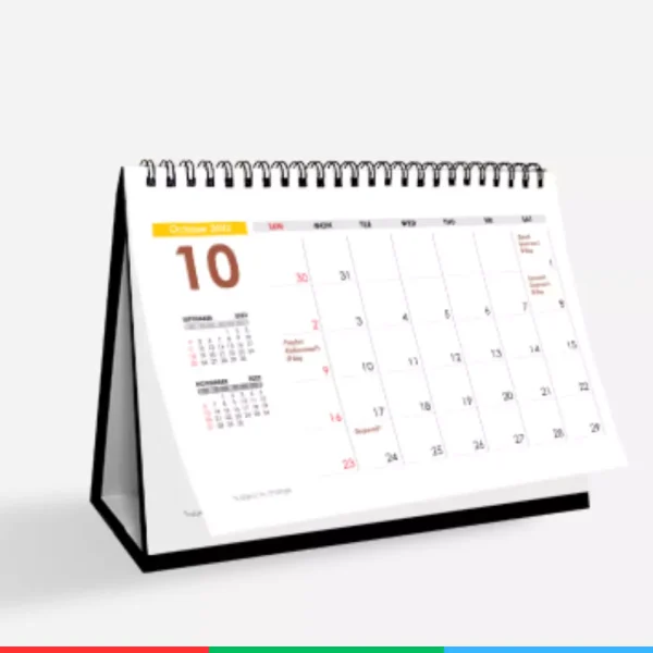 Desk Calendar (Hard Stand) by EUC Printing